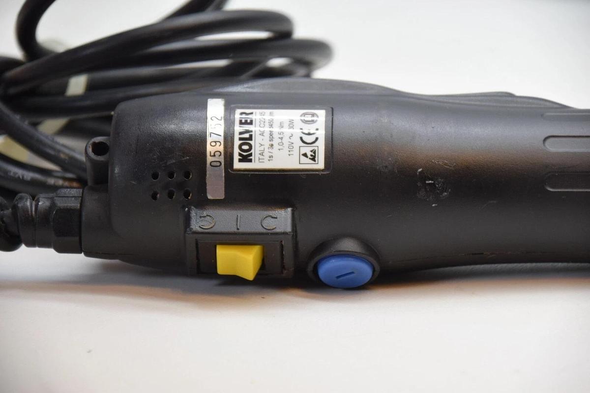 Used Kolver ACC2245 ACC Push Lever Inline Torque Driver Screwdriver 8.9-39.8T 1-4.5Nm