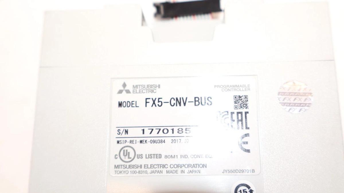 Used MITSUBISHI ELECTRIC FX5-CNV-BUS , FXCNVBUS Programmable Controller