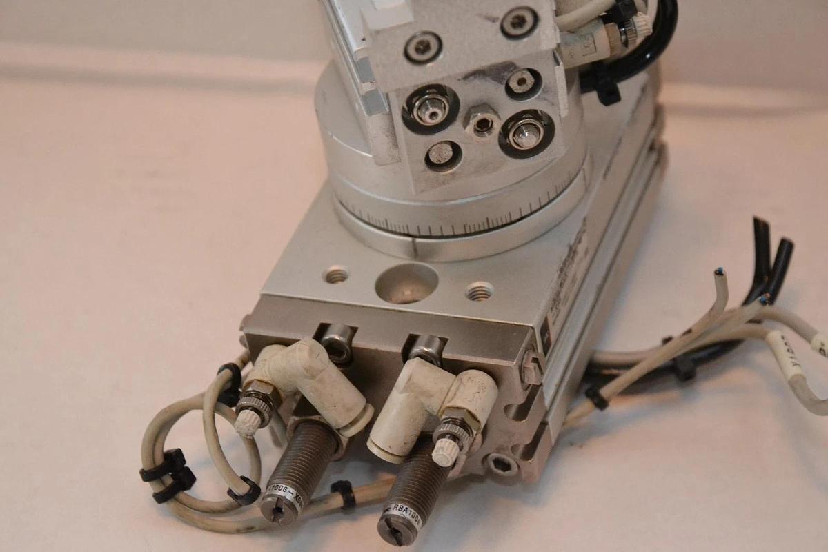 Used SMC Valve Rotary Actuator MSQB20HX-F9NL-X65 MSQB20HXF9NLX65  MHL2-100-X28
