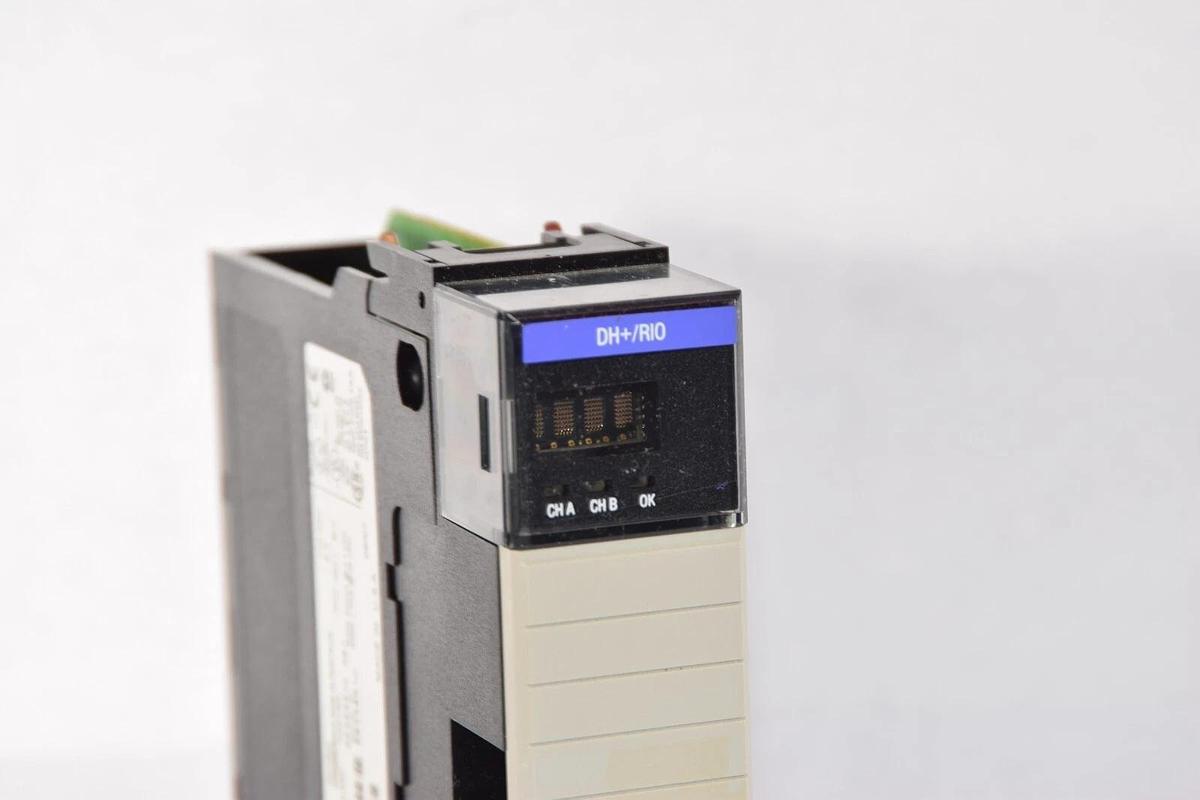 Used Allen Bradley 1756-DHRIO 1756-DHRI0 Ser D DH+/RI0 Communications Bridge Module
