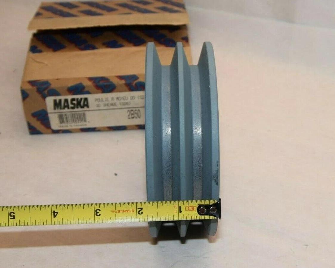 (NEW) MASKA 2B50 QD (SDS) Double Bushing Sheave