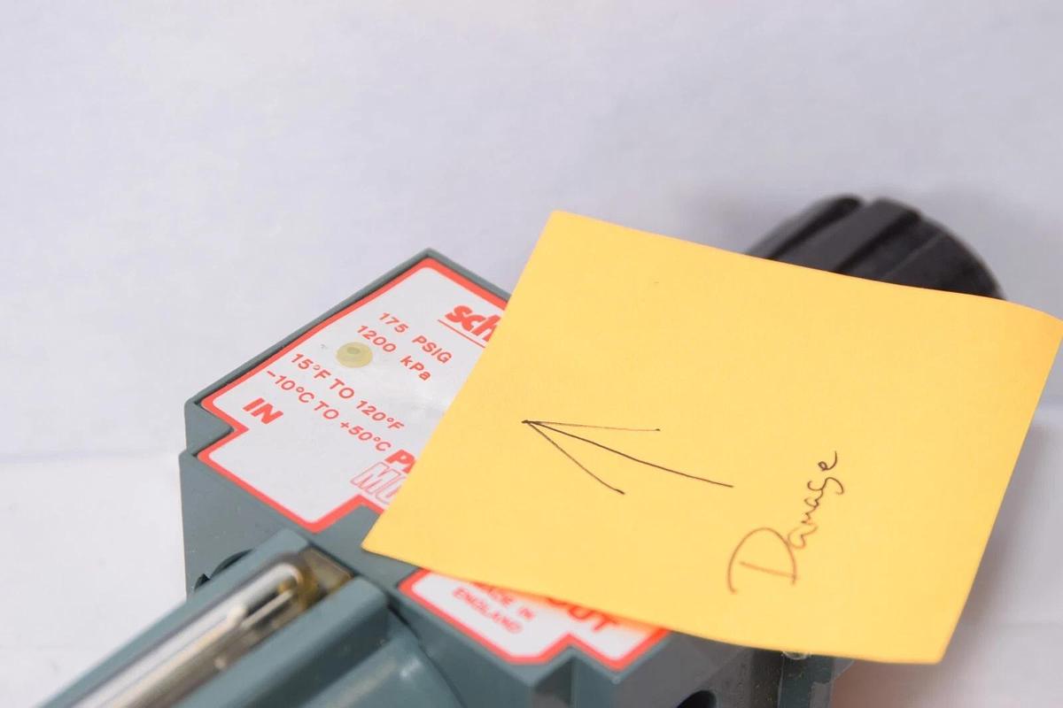 (NEW) SCHRADER BELLOWS 4599-3600 5-125psig Prep-Air Modular Lubricator *Dent*