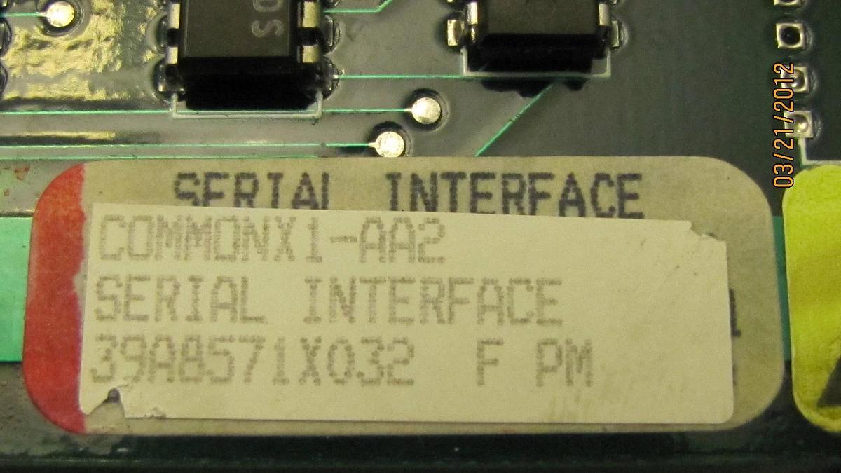 FISHER SERIAL INTERFACE COMMONX1-AA2 COMMONX1AA2 39A8571X032 F PM  NIB
