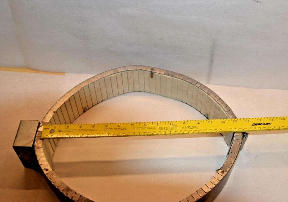 Omega Band Heater, 13" X 4" 571334 D/S 4000W 230V  4000 w pipe tank heater