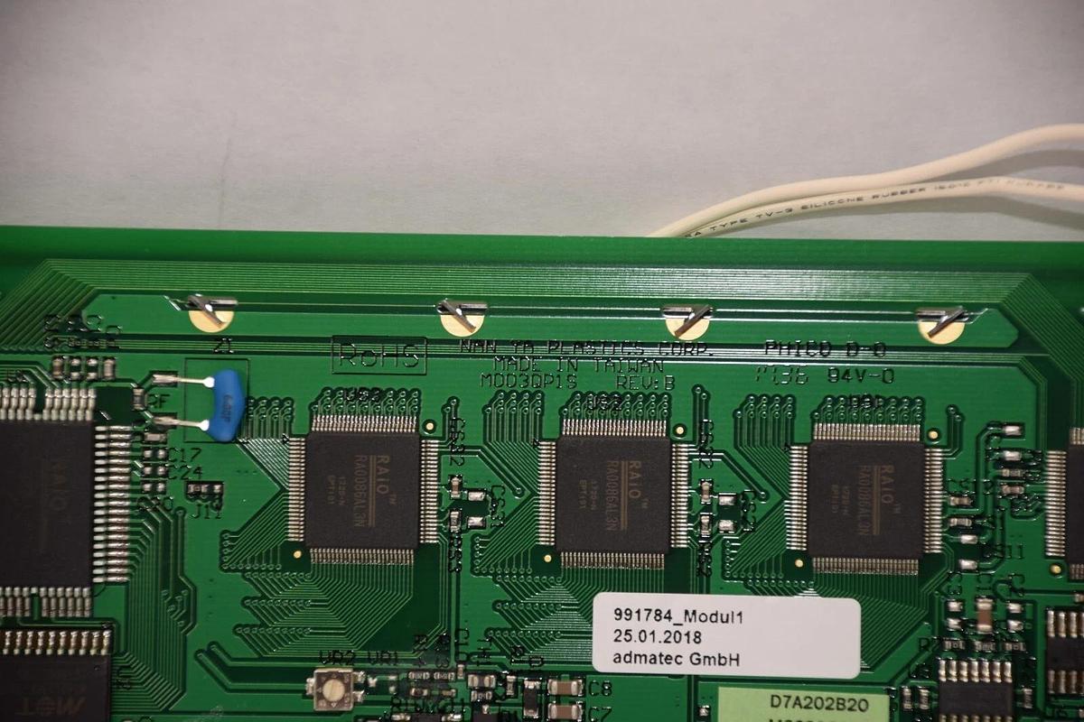 Used NAN YA PLASTICS CORP. M003QP1S Rev  B Screen Display