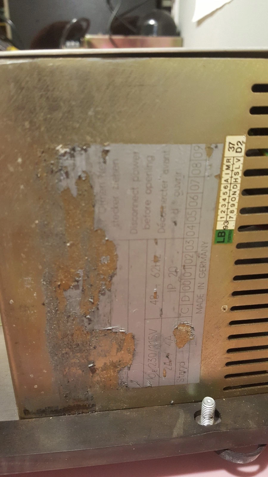 Used Siemens SICOMP PC 32-F Interface Panel 6AP1160 PC32-F