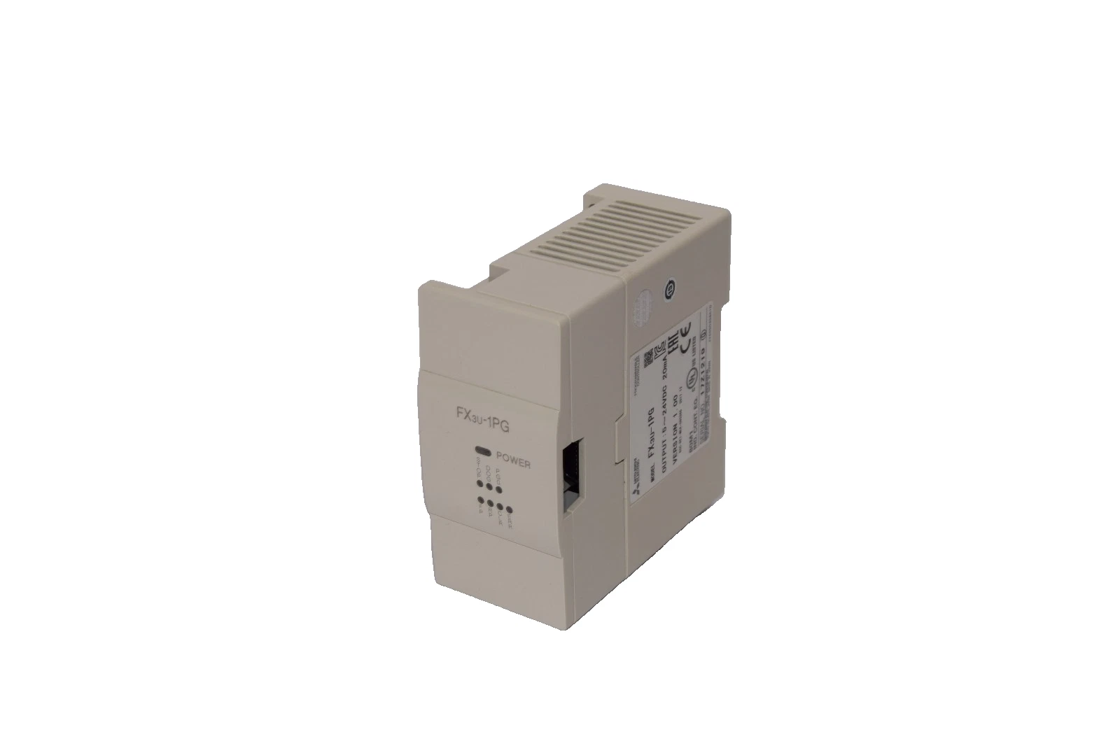Used MITSUBISHI ELECTRIC FX3U-1PG , FX3U1PG 5-24Vdc 20mA Programmable Controller