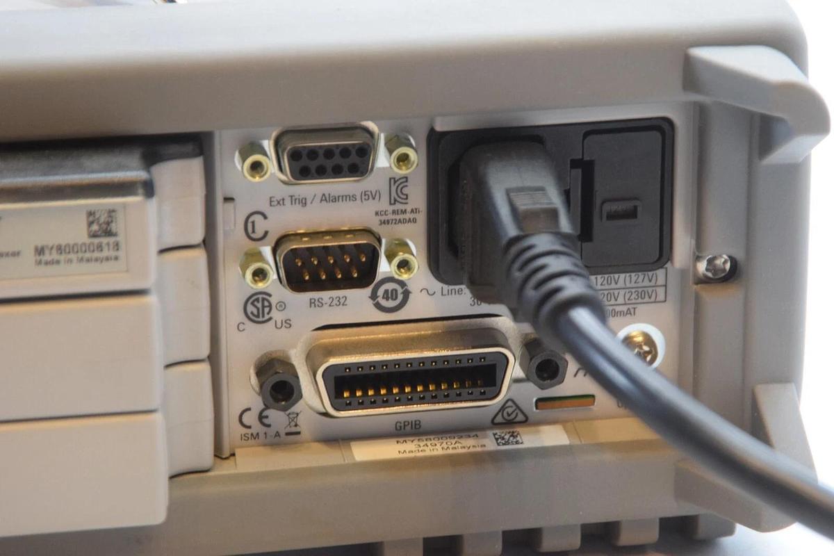 Used HP Keysight 34970A Data Aquisition Switch Unit w/ Keysight 34901A 20 Channel