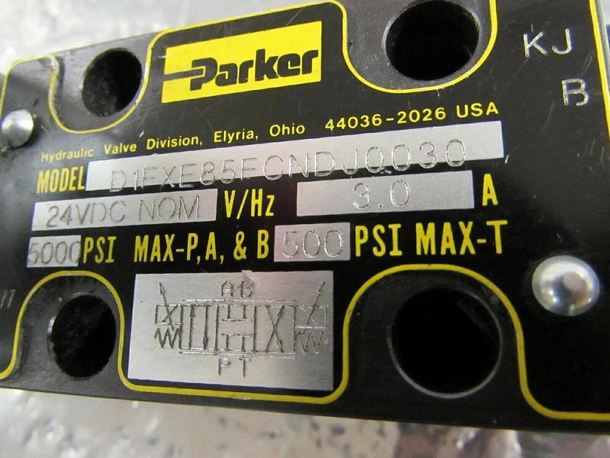 Parker Valve D1FXE85FCNDJ0030 24vdc NOS