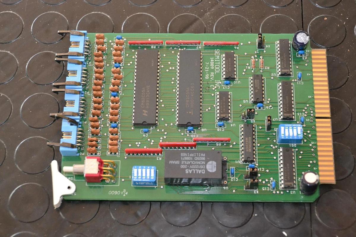 Used SEMITOOL CIRCUIT BOARD CARD 14889 2601800 260180006/00 REV. F 14889-01-0143