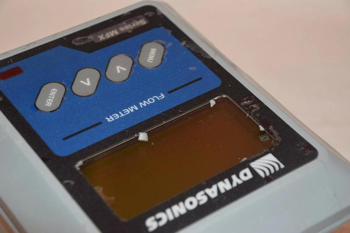 Used Dynasonics MFX DMFX2-A2NA-NN Flow Meter with Iso-Mod D020-1045-102