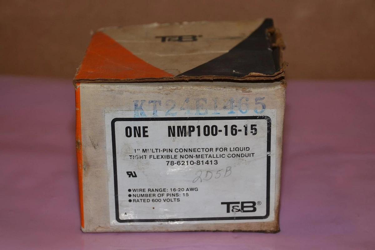 THOMAS & BETTS MULTI-PIN CONNECTOR 1" NMP100-16-15 NMP100 16 15 NMP1001615 NEW