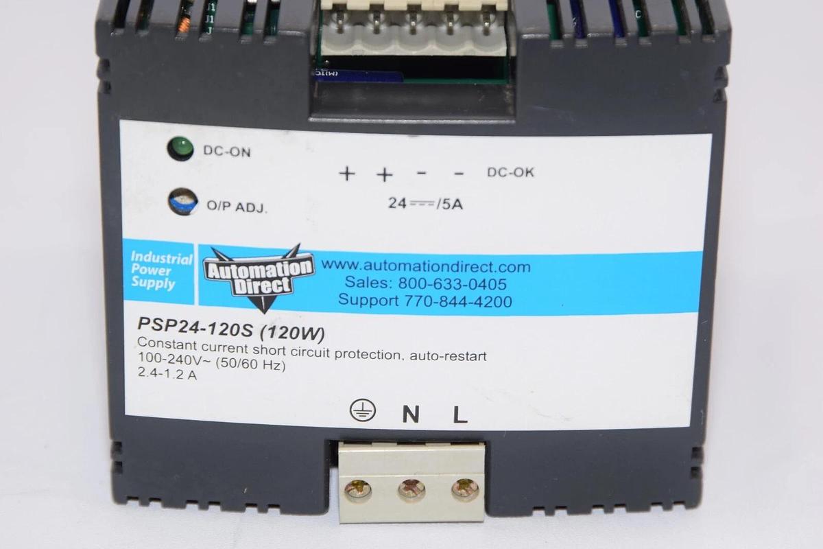 Used AUTOMATION DIRECT PSP24-120S 120w PSP24120S 2.4-1.2A Power Supply *Broken Casing