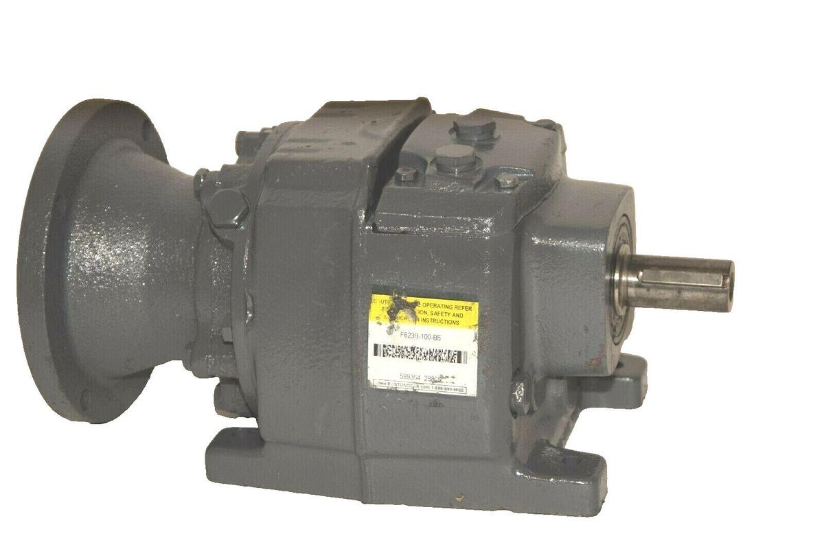 BOSTON GEAR F623B-100-B5 F623B100B5 100:1 1" Shaft Gear Box Speed Reducer NEW