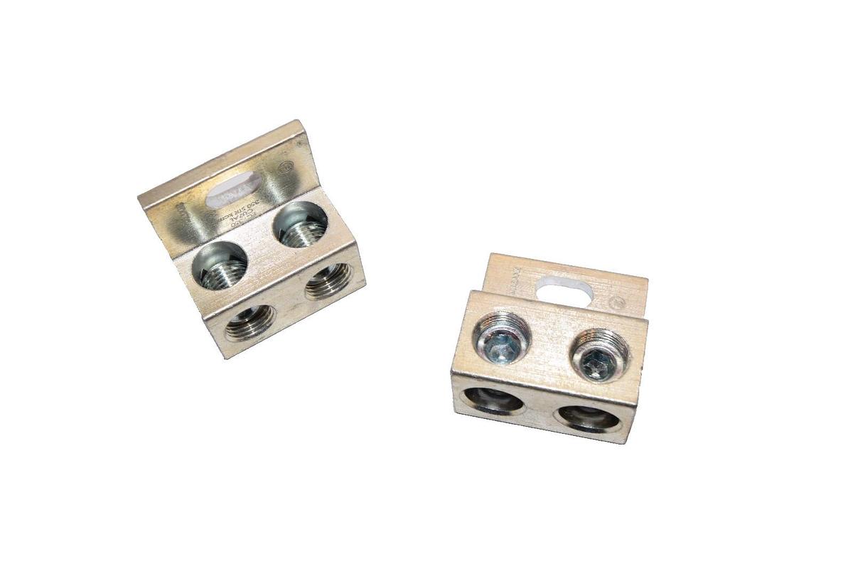 Milbank EC-350 CU7AL 6-350 STR kcmil Dbl Alunimun Mechanical Lugs (New-Lot of 2)