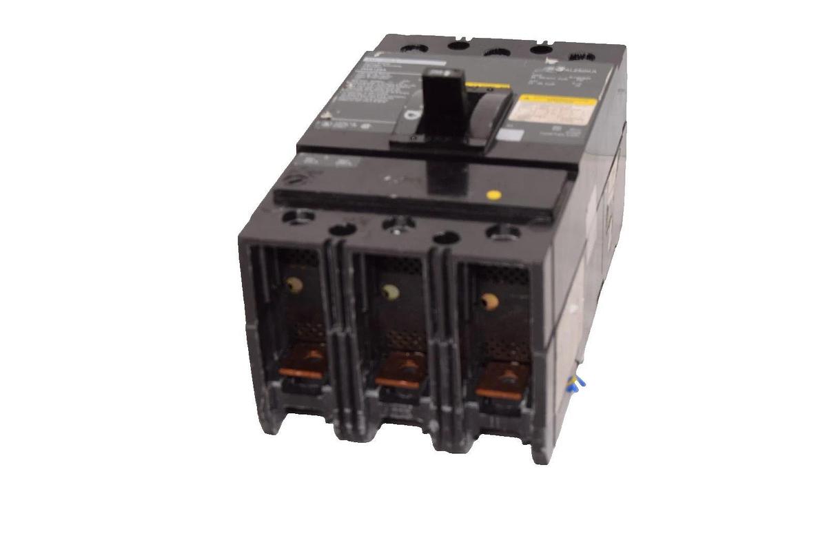 Used Square D 250A Circuit Breaker 0W6129A KH 250 Amp 3 Pole