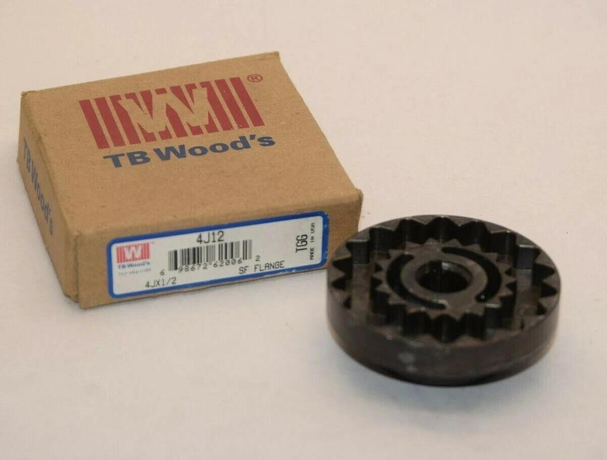 (NEW) TB WOODS 4J12 4JX1/2 1/2" Bore SF Flange