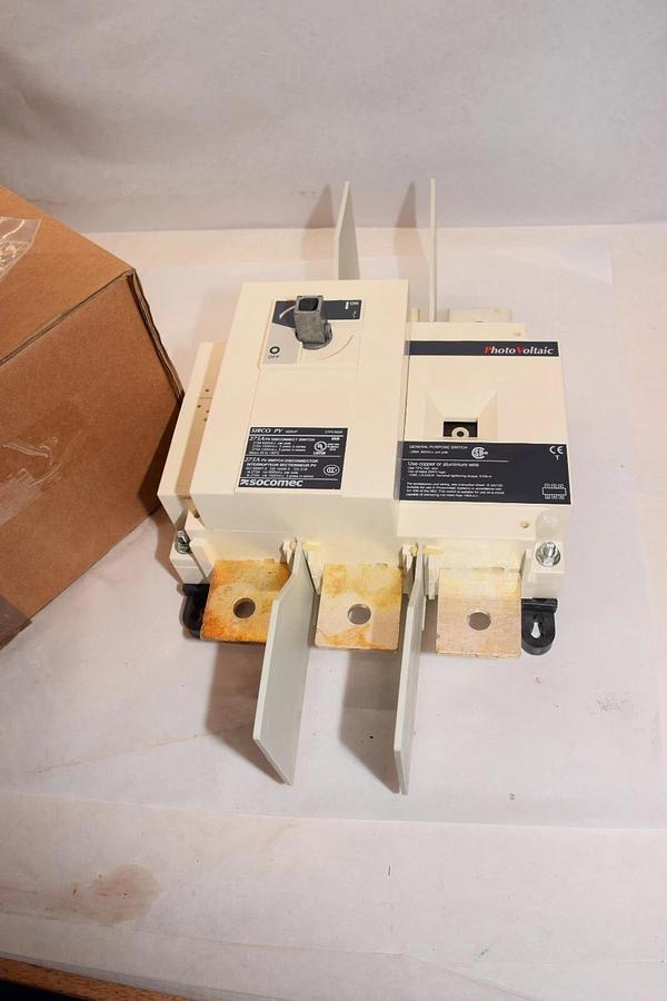 Socomec Sirco PV 500v/p 3x275A PV Disconnect Load Break Switch 27PV3026 NEW