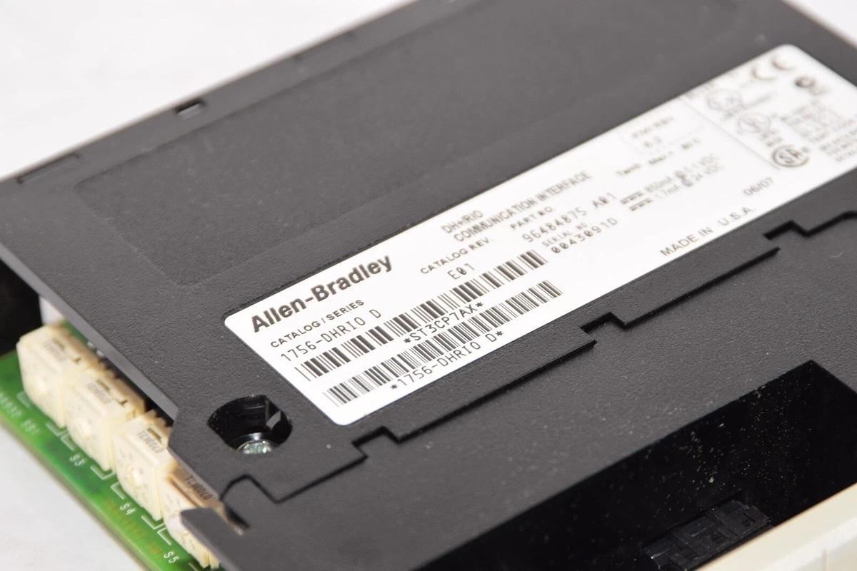Used Allen Bradley 1756-DHRIO 1756-DHRI0 Ser D DH+/RI0 Communications Bridge Module