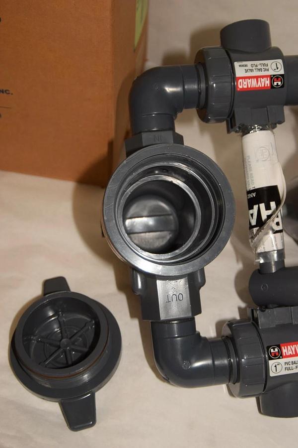 (NEW) HAYWARD  DS10050F 1/2” PVC Duplex Basket Strainer (Baskets not Included)