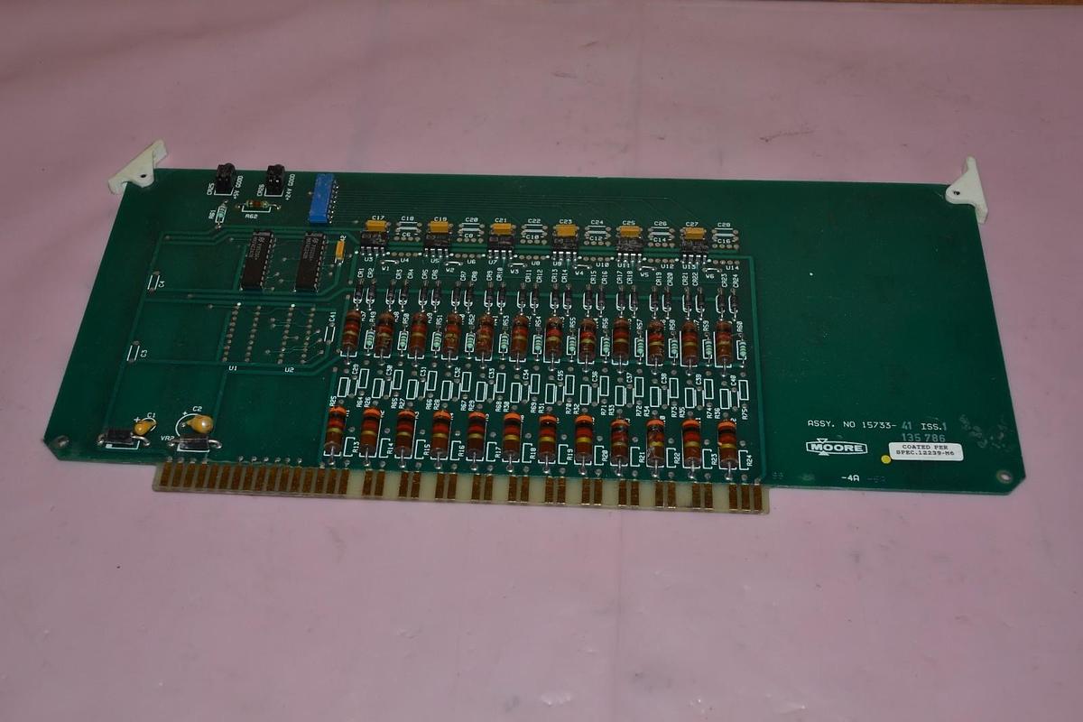 Used MOORE 15733 41 15733-41 1573341 PC BOARD INPUT MODULE