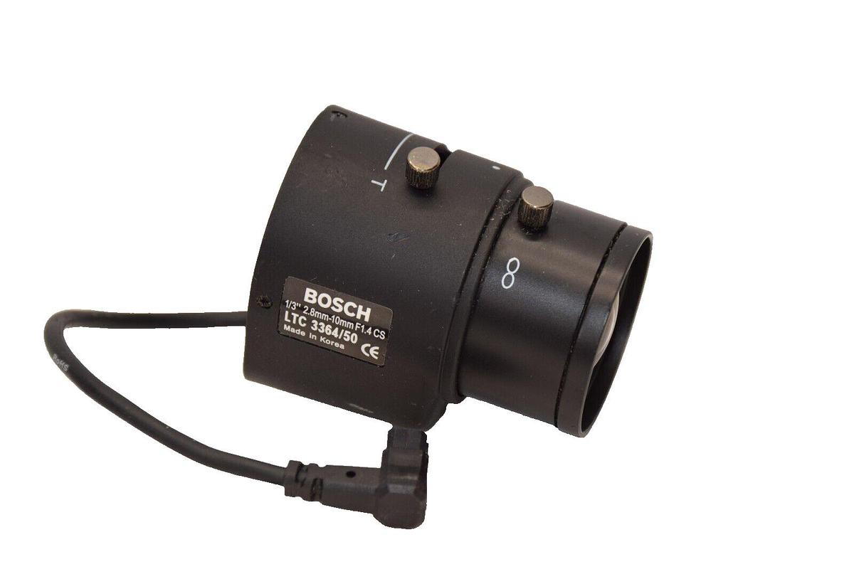 Used BOSCH LTC 3364/50 1/3" 2.8mm-10mm F1.4 Varifocal Lens