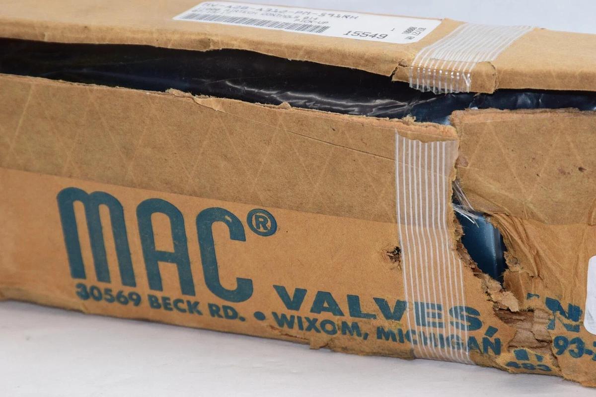 (NEW) MAC VALVES MV-A2B-A312-PM-591RH , PME-591RH Solenoid Valve *Chip, as is*
