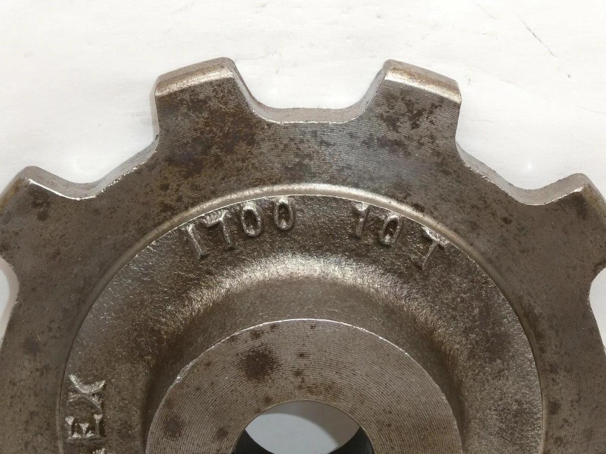 (NEW) REX 1700 10T 1700-10T 401 60314 1 1-3/16" Bore 10 Teeth Sprocket