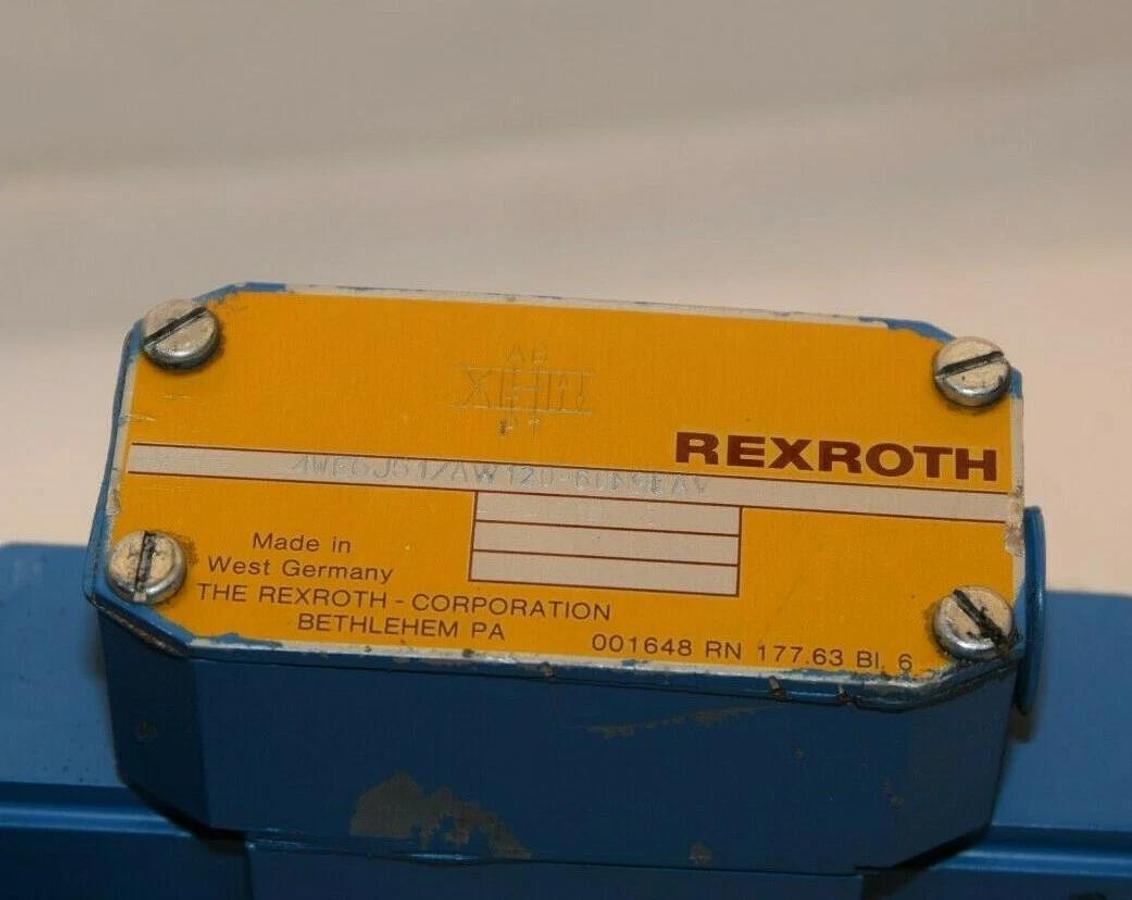 Used Rexroth Valve 4WEH22C60/6AW120-60N 9TDAV 4WE6J51/AW120-60N9DAV Valve Stack