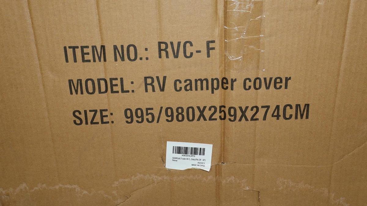 Gearflag RV Travel Camper Cover RVC-F RVC97-F Fits 28'-32' Gray (New)
