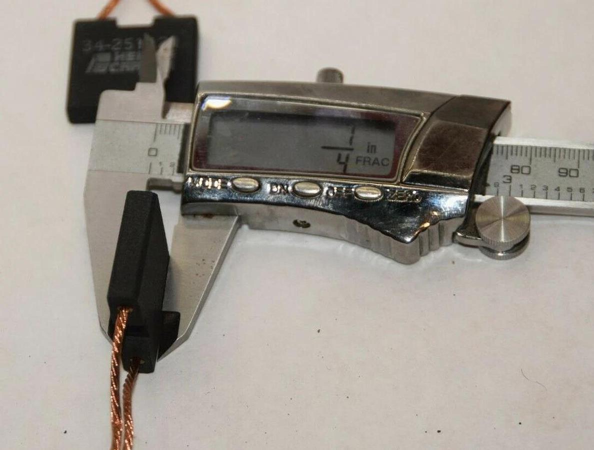 HELWIG Carbon Motor Brush Brushes 34-251121 34251121 1-1/8" x 1/4" (NEW - Pk 4)