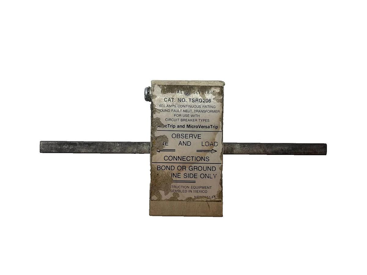 General Electric GE TSRG206 Ground Fault Neutral Transformer 600A 600 Amps (NOS)