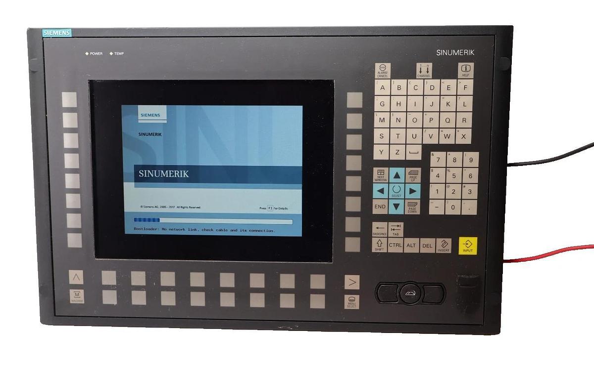 Used Siemens Sinumerik Operator PanelFront 6FC5203-0AF02-0AA1 TCU: 6FC5312-0DA00-1AA1