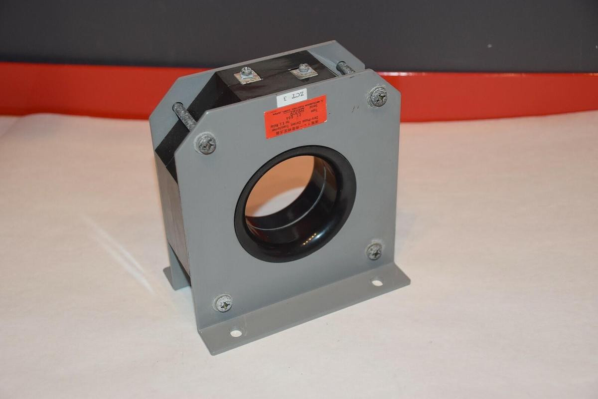Refurbished MITSUBISHI ELECTRIC ZT60A ZERO-PHASE CURRENT TRANSFORMER FOR E.L. RELAY