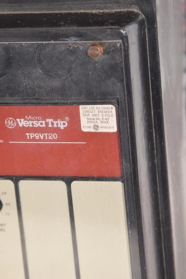 Used GE GENERAL ELECTRIC THPVVF3604 400A Amp TP9VT20 PowerBreak Circuit Breaker