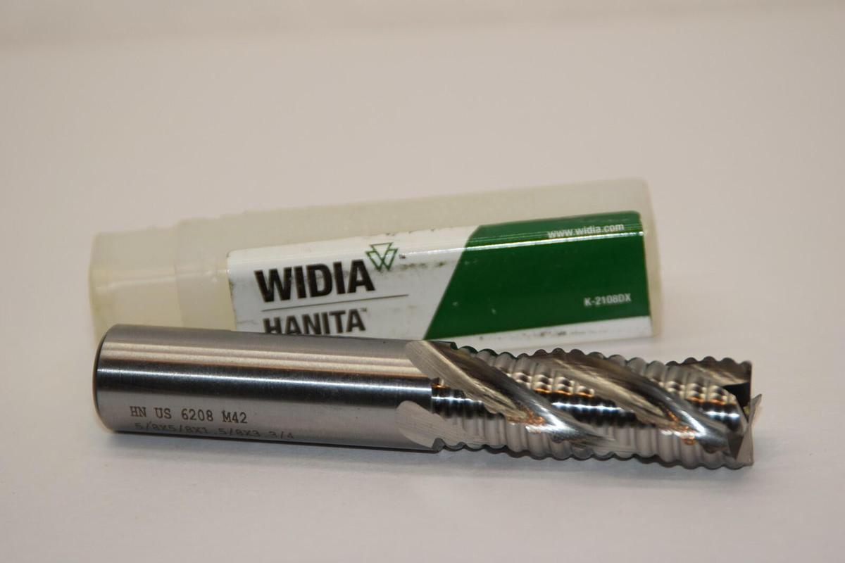 WIDIA HANITA 620816006 HNUS6208M42 Ruf 5/8x5/8x1.5/8x3.3/4 Endmill USA (NEW)