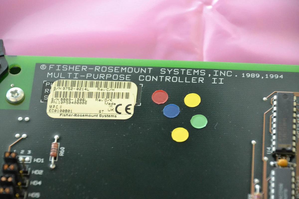 FISHER ROSEMOUNT MULTI-PURPOSE CONTROLLER II 10P50400006 REV. D/K NEW