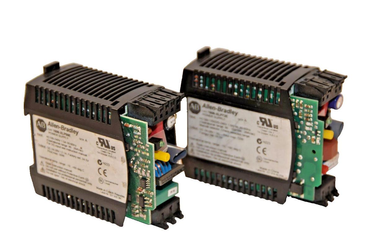 Used (Lot of 2) ALLEN BRADLEY 1606-XLP50E Ser. A 24-28V 2.1A Power Supply *No Cover*
