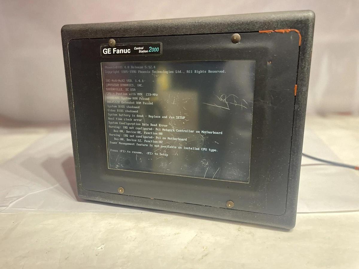 Used GE Fanuc Display Station 2000 IC752WTA005-BB Operator Interface