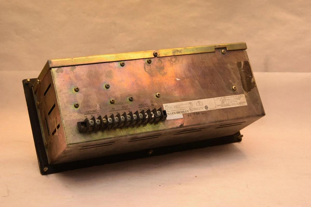 Used ALLEN BRADLEY 2706-A41J Ser D 110/120Vac Dataliner Operator Interface Display