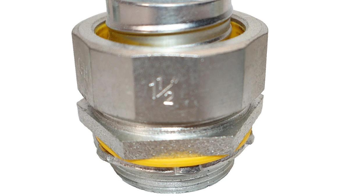Crouse Hinds Liquidtight Straight Malleable Throat LT150 1-1/2" (New - Lot of 4)