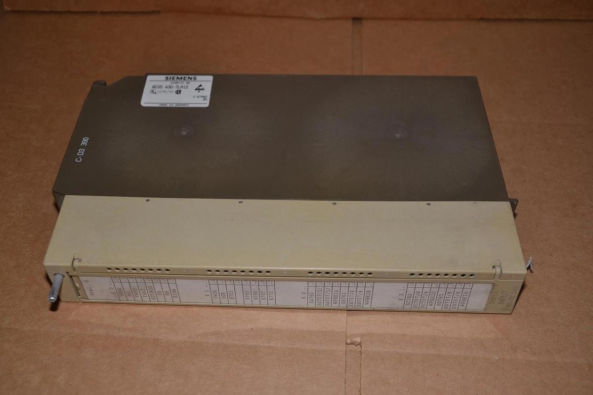 Used SIEMENS SIMATIC S5 6ES5 430-7LA12 24V DIGITAL INPUT MODULE