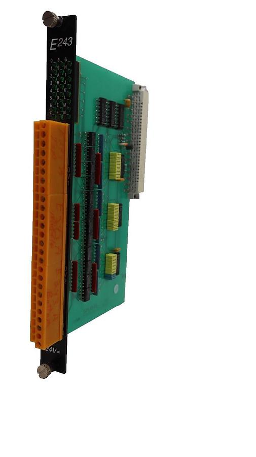 Used B & R B&R E243 E2433 BS , ECE243-0 Rev: 1.00 24V PLC Board Card Module