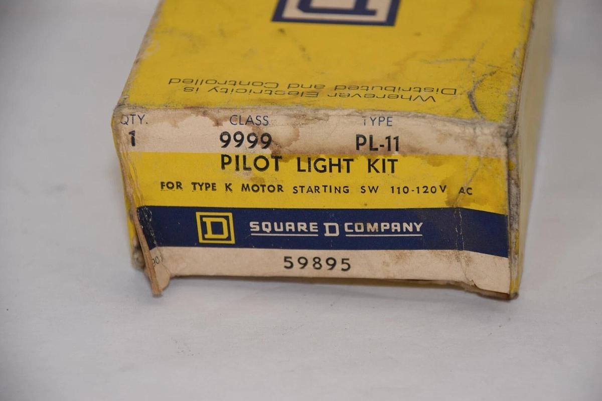 (NEW) SQUARE D PL-11 , PL11 Class 9999 Pilot Light Kit