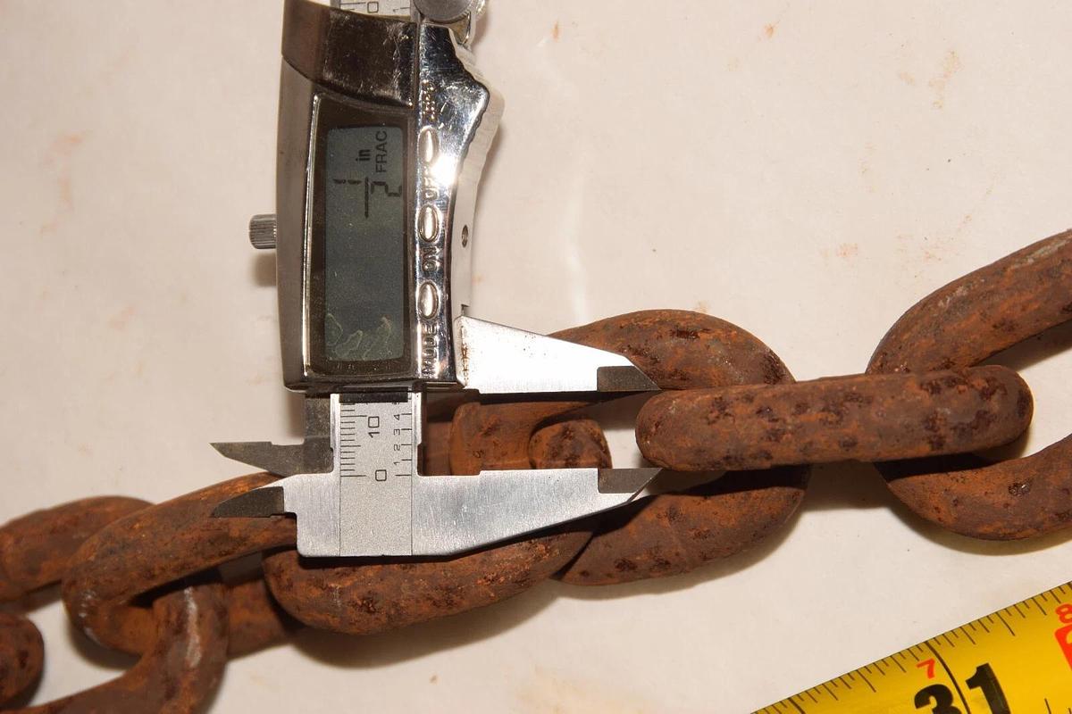 Used 1/2" Crosby Chain Sling 48" CW13-10 U1TK CW 13-10 TSC 7/8 Crosby