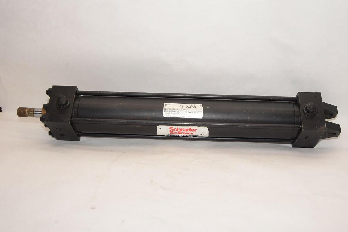 (NEW) SCHRADER BELLOWS PAB108811 12.000 PA-2 Series 12" Stroke USA Air Cylinder