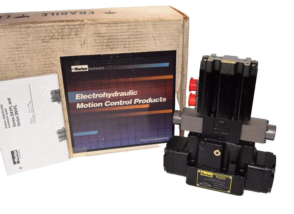 PARKER Proportional Servo Valve D41FLE21DC4NW0013 D1FVE02BCVW0A13 (NIB)