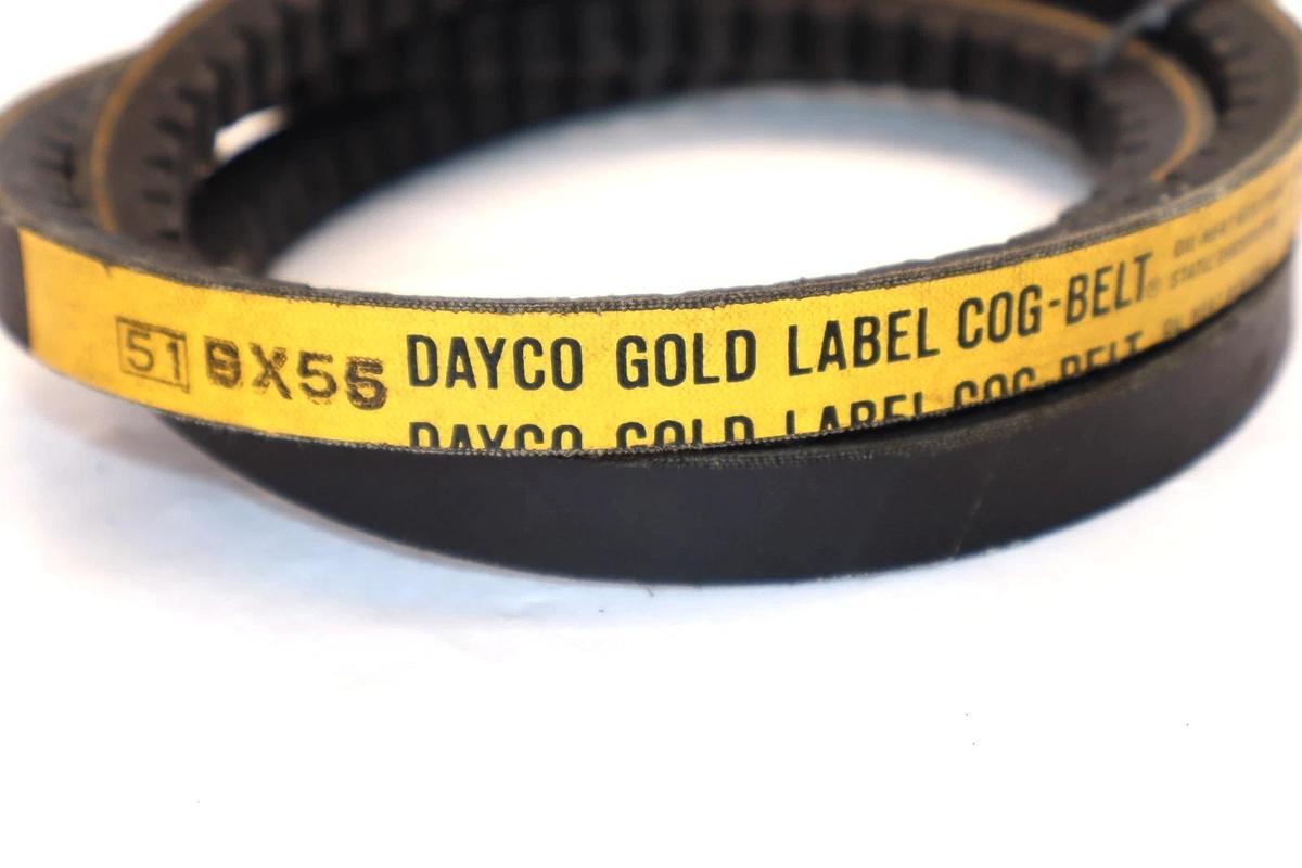 Dayco BX55 , BX-55 Gold Label Cogged V-Belt USA (New)
