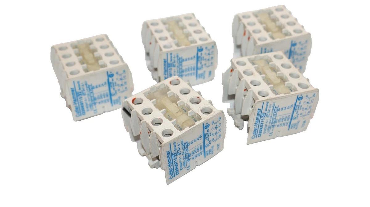 Used Cutler-Hammer Eaton Contact C320KGT15 22 600V 10A 10 Amp 3P (Lot of 5)