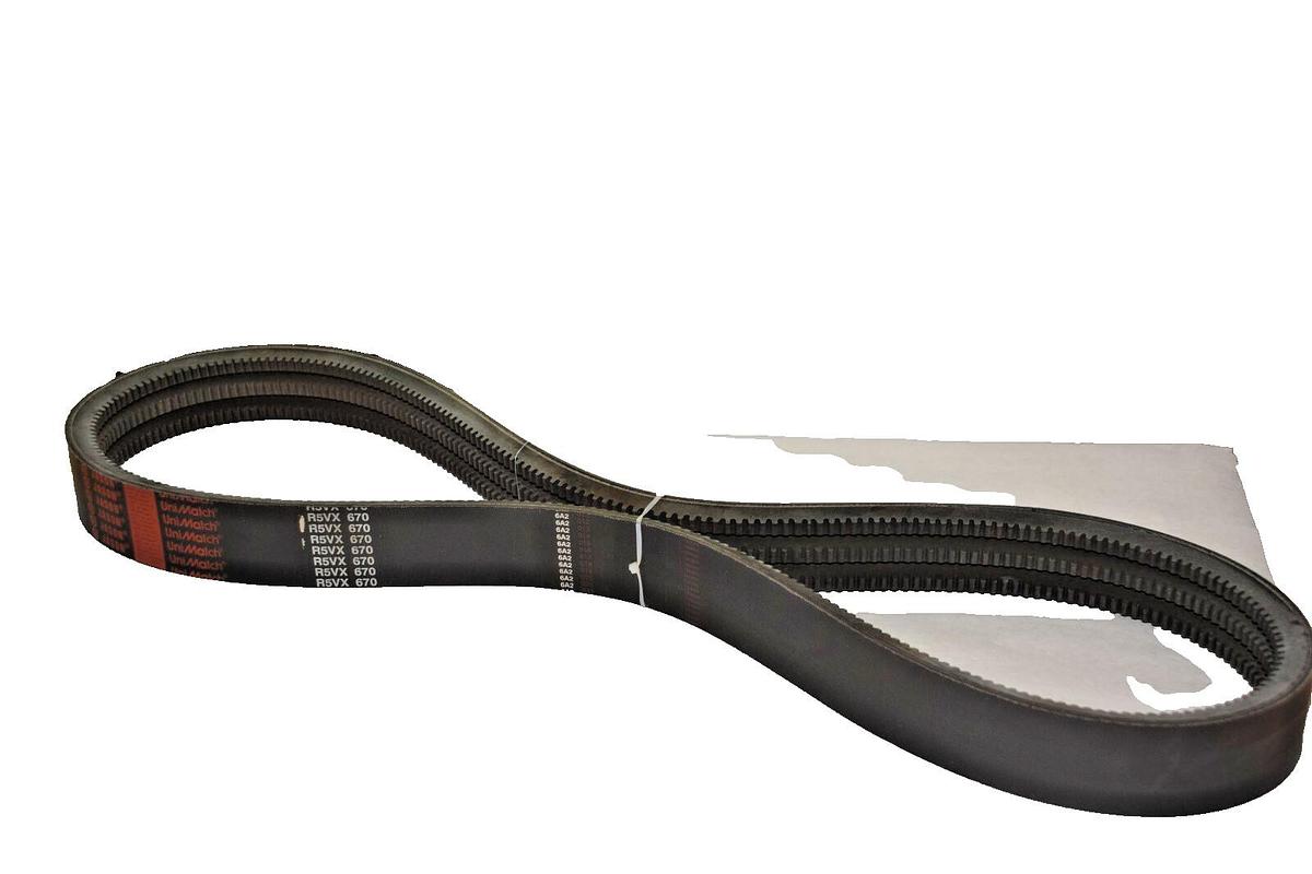 JASON Belt V-Belt Cogged R5VX670 R5VX 670 R5VX-670 3/R5VX670 R5VX6 70-3 2" NEW